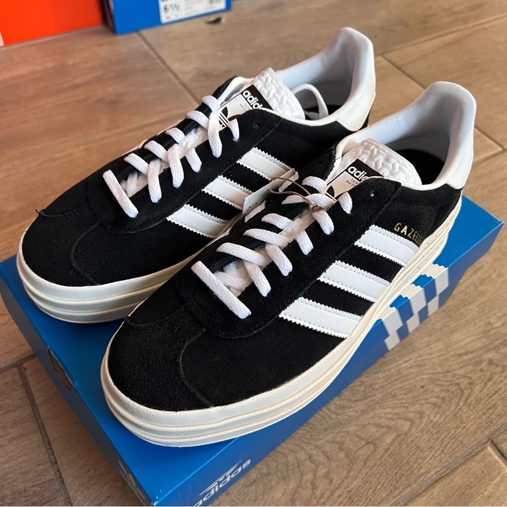 adidas Gazelle Women’s Sneakers in Black and White